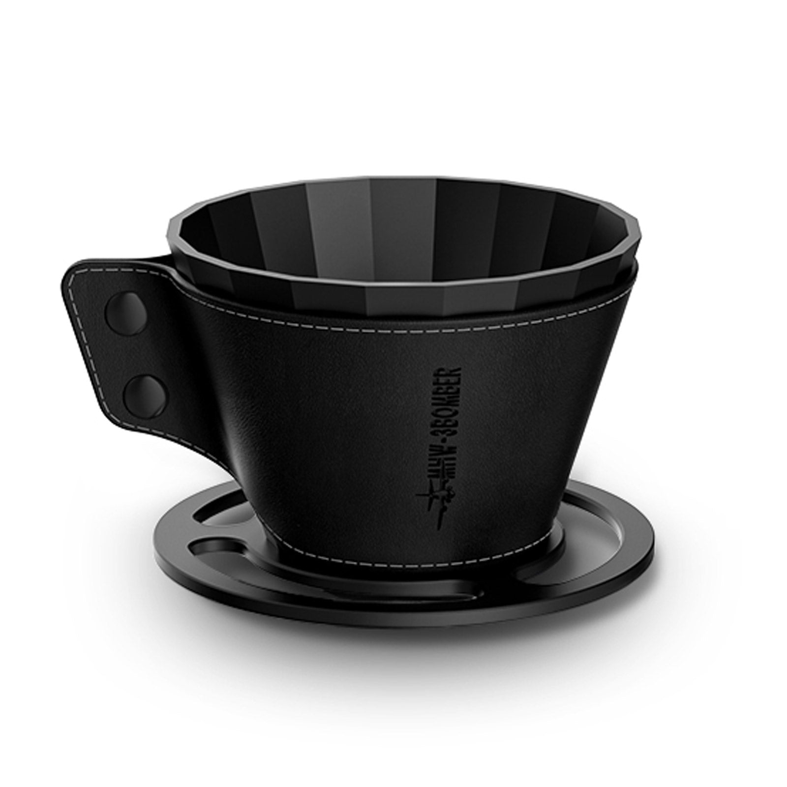 MHW Meteorite Dripper in Obsidian Black for 1–2 cup filter coffee