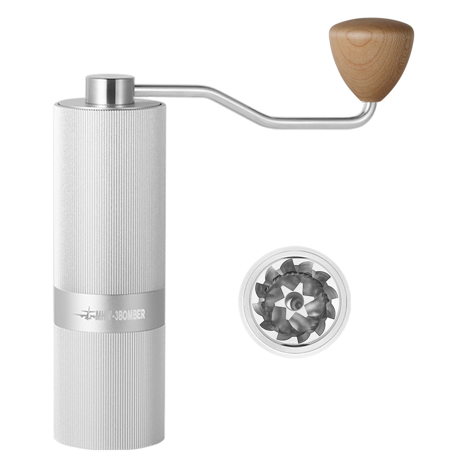 Racing M1 Manual Coffee Grinder Six Star Steel Burr